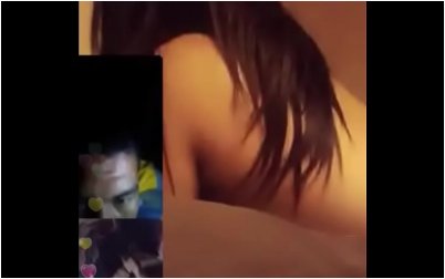 Beautiful Indonesian girl having sex with her boyfriend on bigo live
